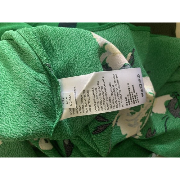 Free People Dress Womens 2 Floral Print Short Sleeve OB998041 Boho Summer Casual - Picture 10 of 11